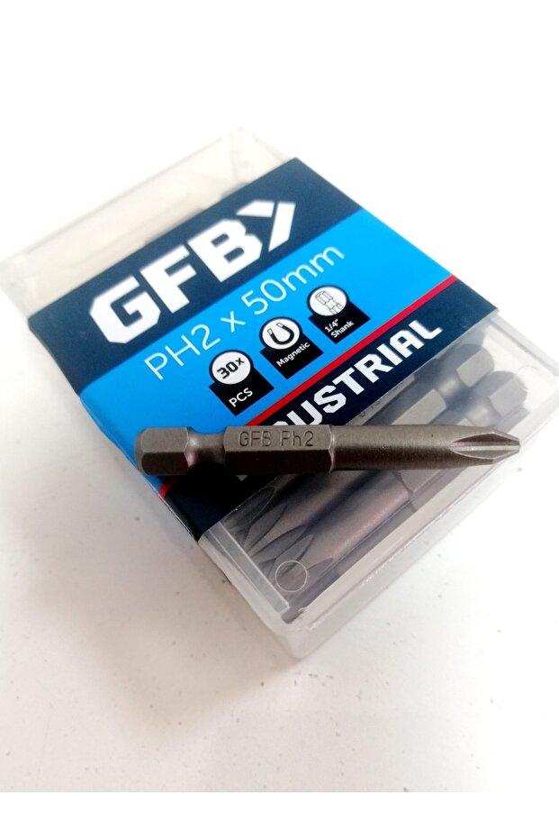 Yıldız Bits Uç Ph2 X 50 Mıknatıslı Matkap Ucu Tornavida Ucu 30 Adet - 1