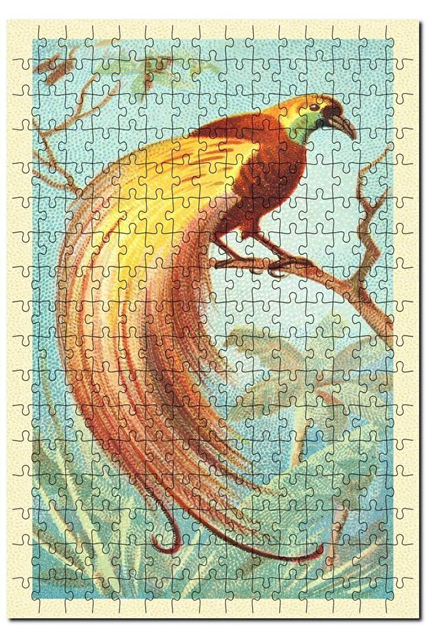 Bird of Paradise Image 120 Piece Puzzle Jigsaw Puzzle Mdf (WOOD)