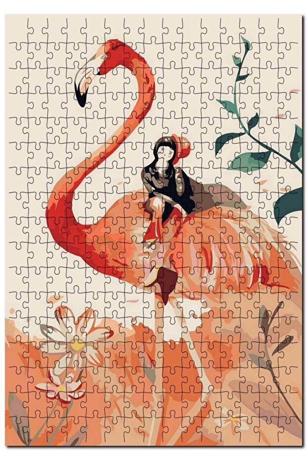 Filamingo Girl 500 Piece Puzzle Jigsaw Puzzle Mdf (WOOD)