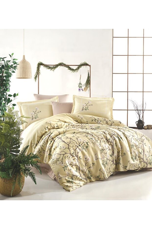 Clasy Satin Double Duvet Cover Set Alvin V2