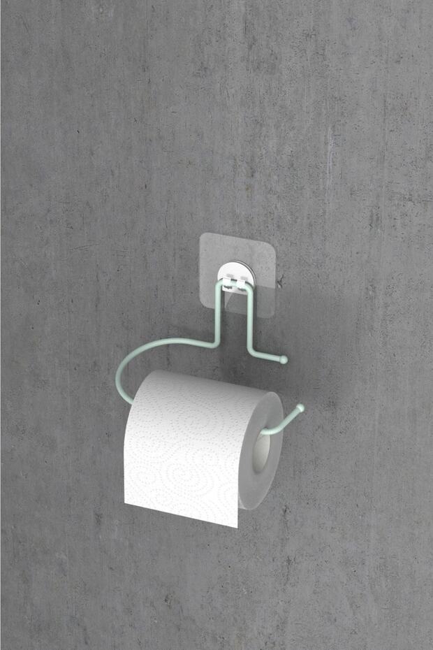 Teknotel Adhesive Toilet Paper Holder Green Grena Series St126