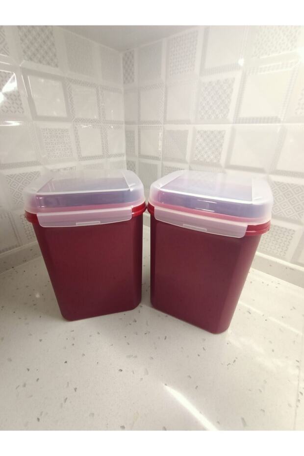 Kare Saklama Kutusu 5,5 lt x 2 Adet - 1