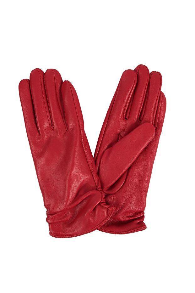 Hakiki Deri Bayan Eldiven - 1