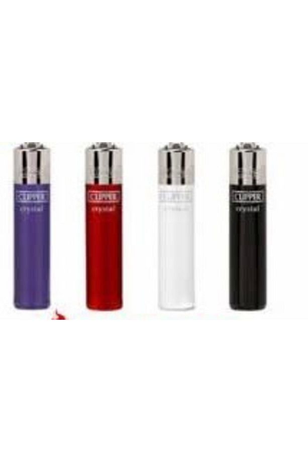 Micro Crystal Taşlı Doldurulabilir Çakmak 4'lü - 1