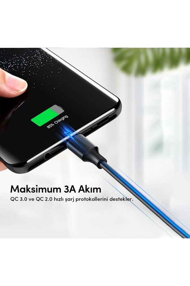 Usb Type-c Şarj Ve Data Kablosu Beyaz 1.5 Metre - 2