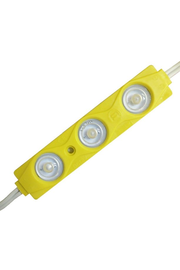 10 Adet Mercekli Modül Led 1.5 Watt Sarı (Amber) - 2