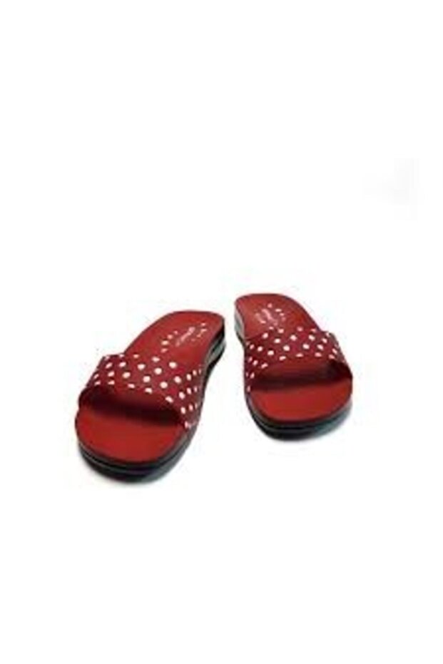 9814-4 Kırmızı Bayan Anatomik Terlik - 3