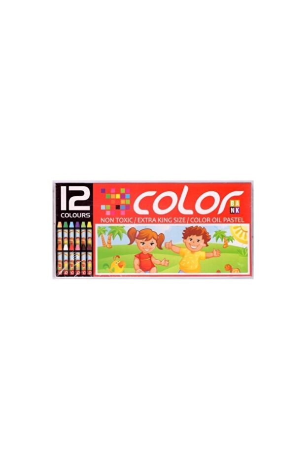 12 Colors Crayons