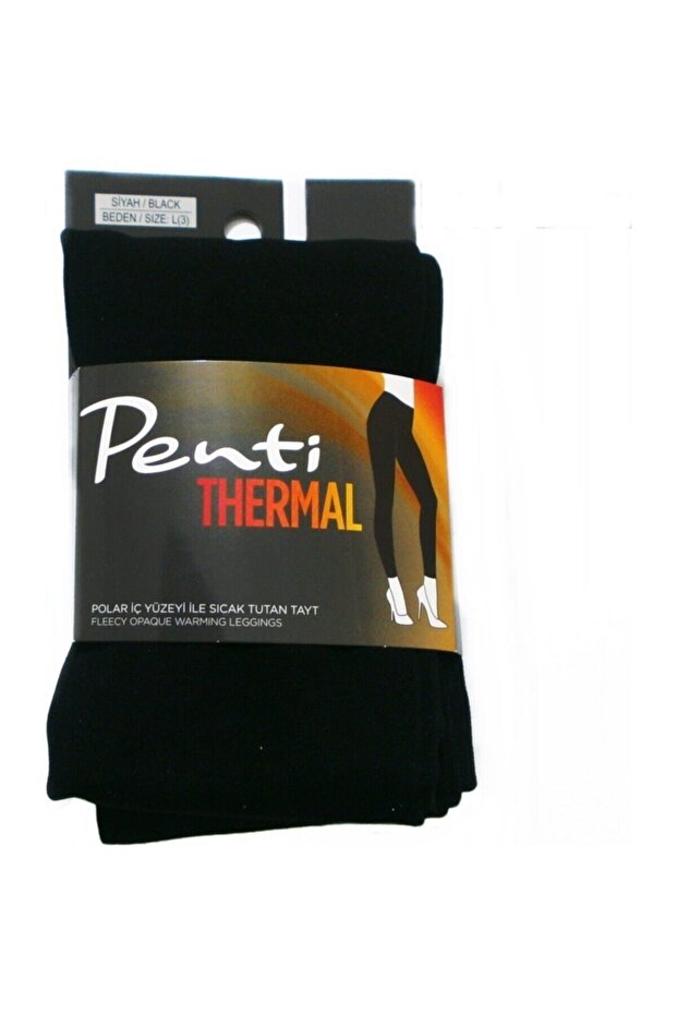 Women's Black Thermal Fleece Tights