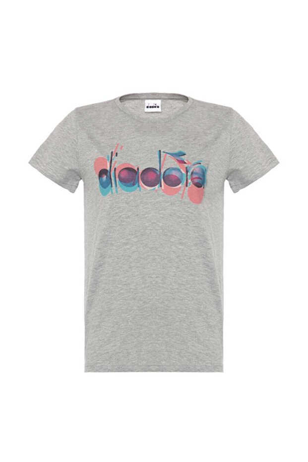 Diadora Iconic Light Gray Women's T-Shirt