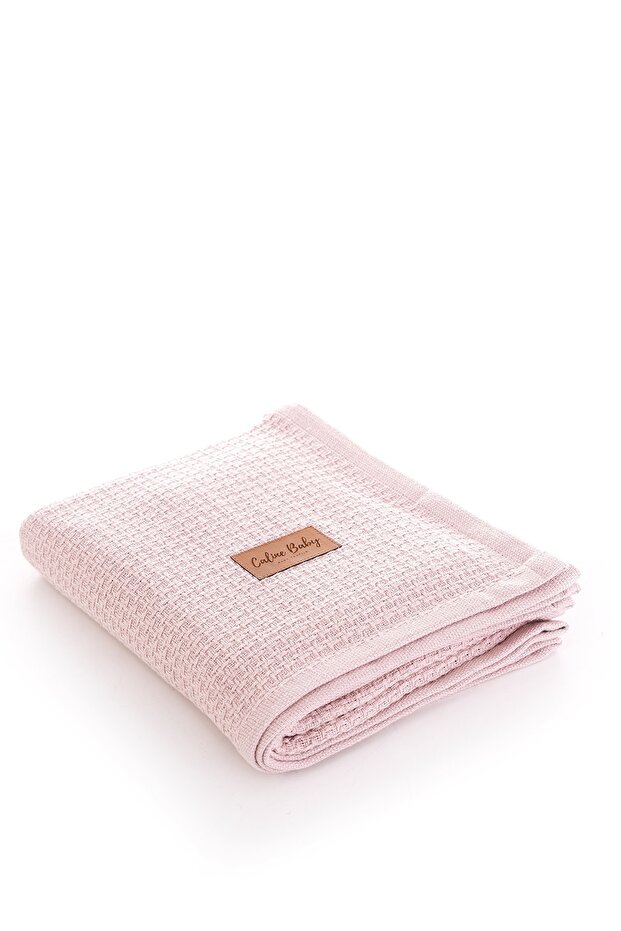 Cotton Baby Blanket 115x100cm - Pink