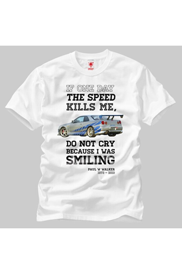 Paul Walker Tribute Gtr Halftone Men's T-shirt
