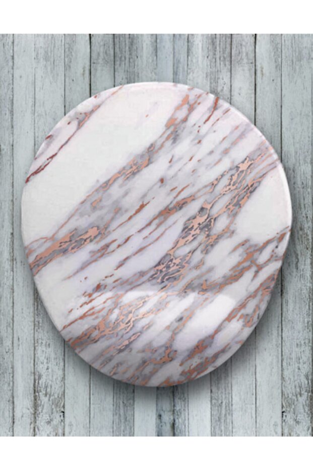 Marble Patterned Mouse Pad with Wrist Support - 1