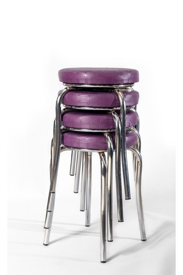 Tabure (4 ADET) Mor - 1