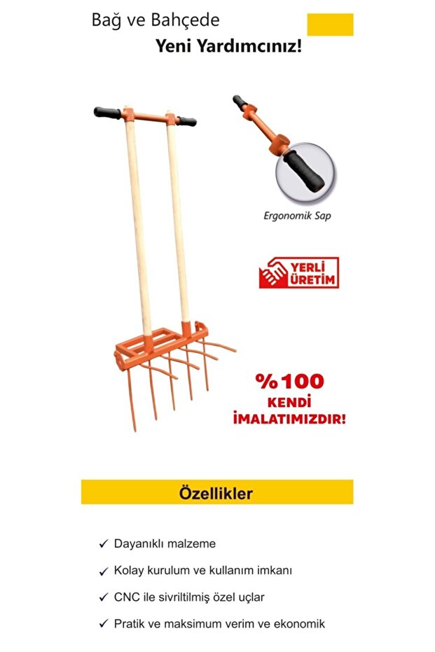 Belmatik Çapa Aleti 5 Dişli - 6