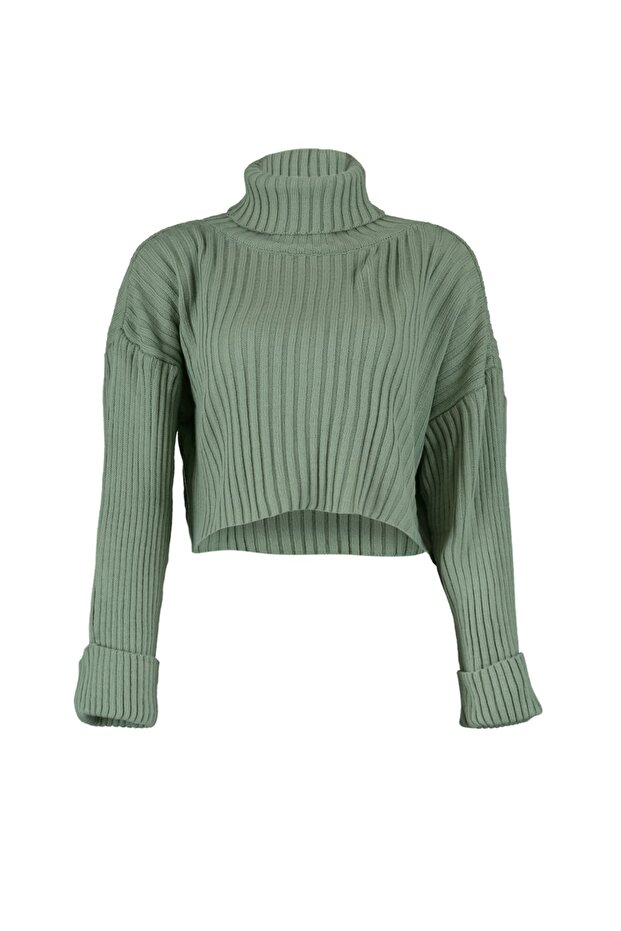 Mint Kurzer Basic Strickpullover TWOAW22KZ0223 - 6