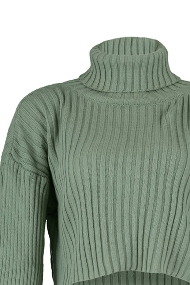 Mint Kurzer Basic Strickpullover TWOAW22KZ0223 - 7