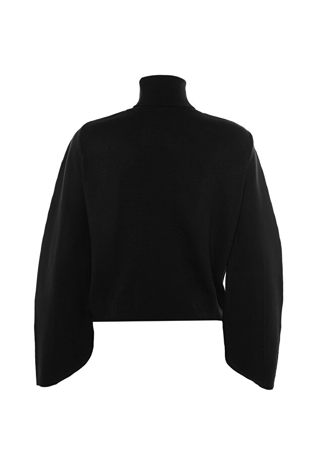 Basic Rollkragenpullover, schwarz TWOAW21KZ0485 - 7