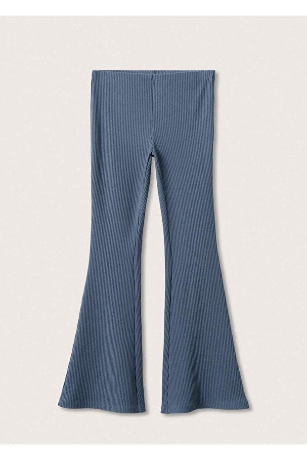 Ispanyol Paçalı Fitilli Pantolon - 3