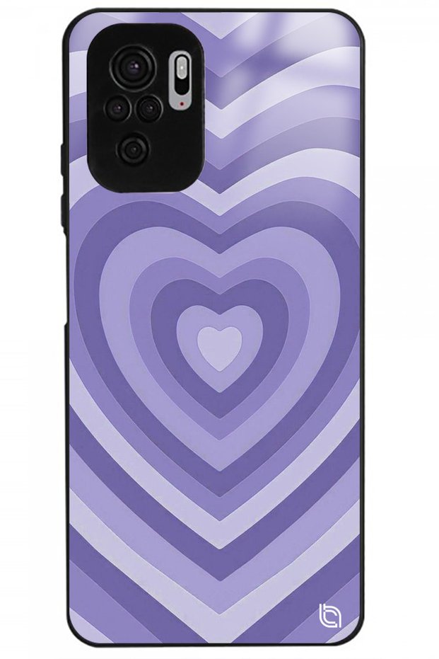 حافظة هاتف Xiaomi Redmi Note 10 Hearts Premium لامعة