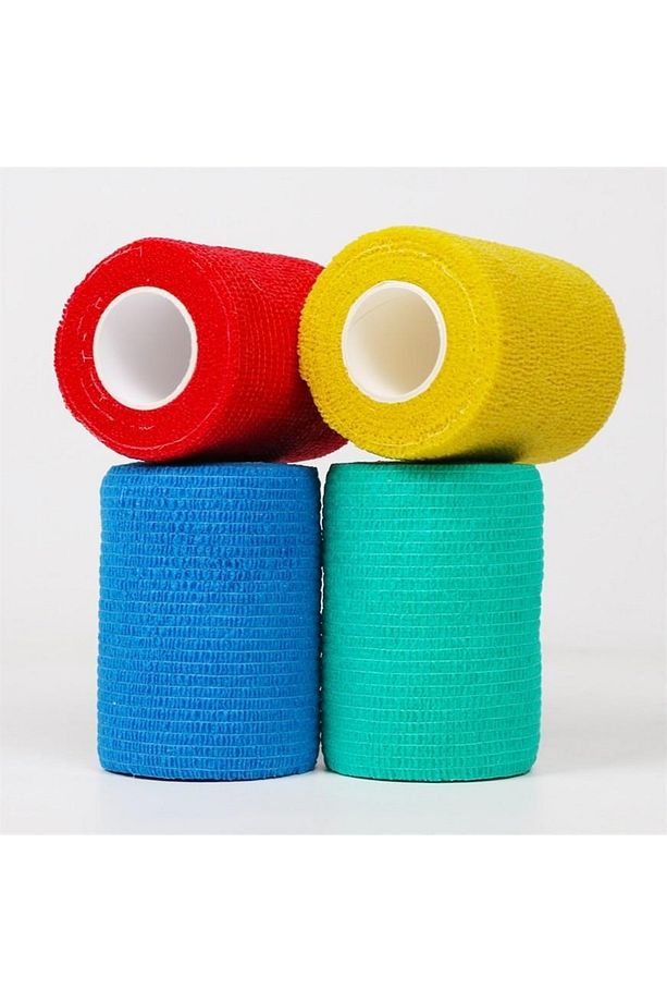 Tules Kendinden Yapışkanlı Coban Bandaj 7,5cm X 4,5m Mavi - 3