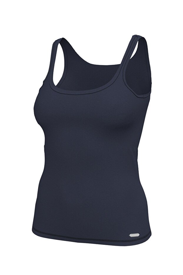 Silver Askılı Siyah Atlet 1624 - 1