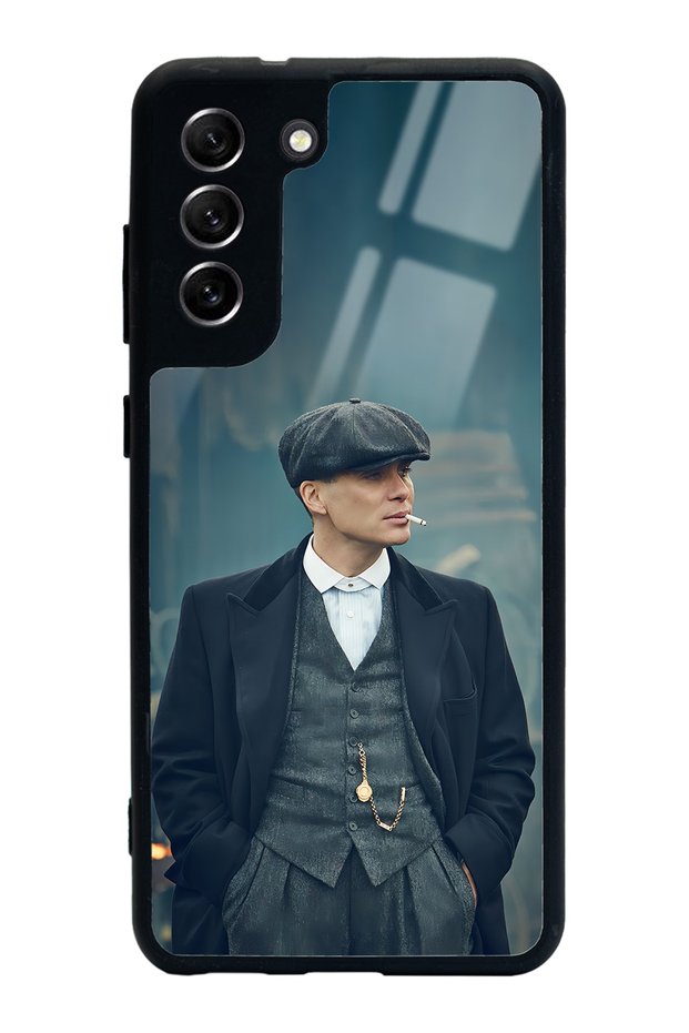 Glossy Phone Case for Samsung S21 Fe Peaky Blinders Thomas Shelby Design
