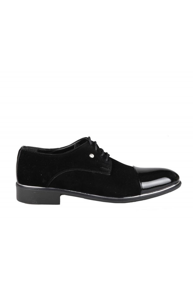 Tamboga 573-1 Black Suede Men's Shoes