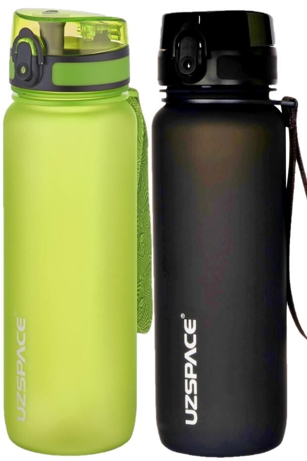 800Ml Tritan Water Bottle - 25 Cm, Set of 2, No Bpa Odor Leakage