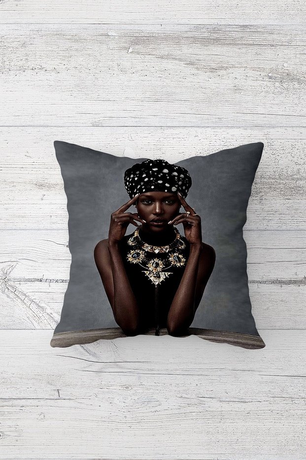 One Side Printed Hidden Zipper Decorative Pillowcase Throw Pillow Case Seat Pillowcase