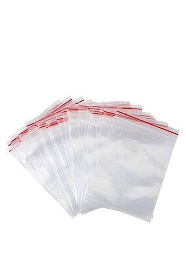 Kilitli Poşet Kilitli Torba 9x11cm (100 Adet) Kına Ve Çerez Poşeti - 4
