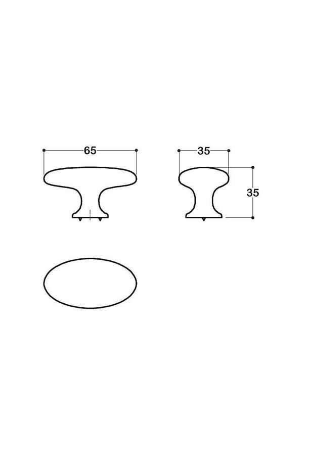 8mm Antik Sarı Mat Düğme Kulp Sy4322 0008 Abm - 3