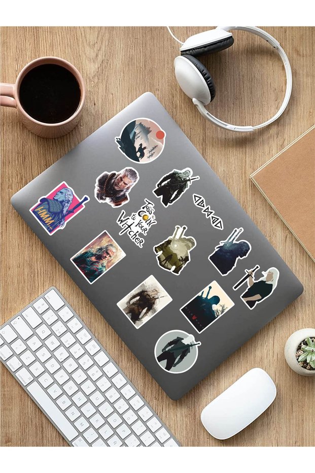 - The Witcher Laptop Notebook Tablet Sticker Set 1