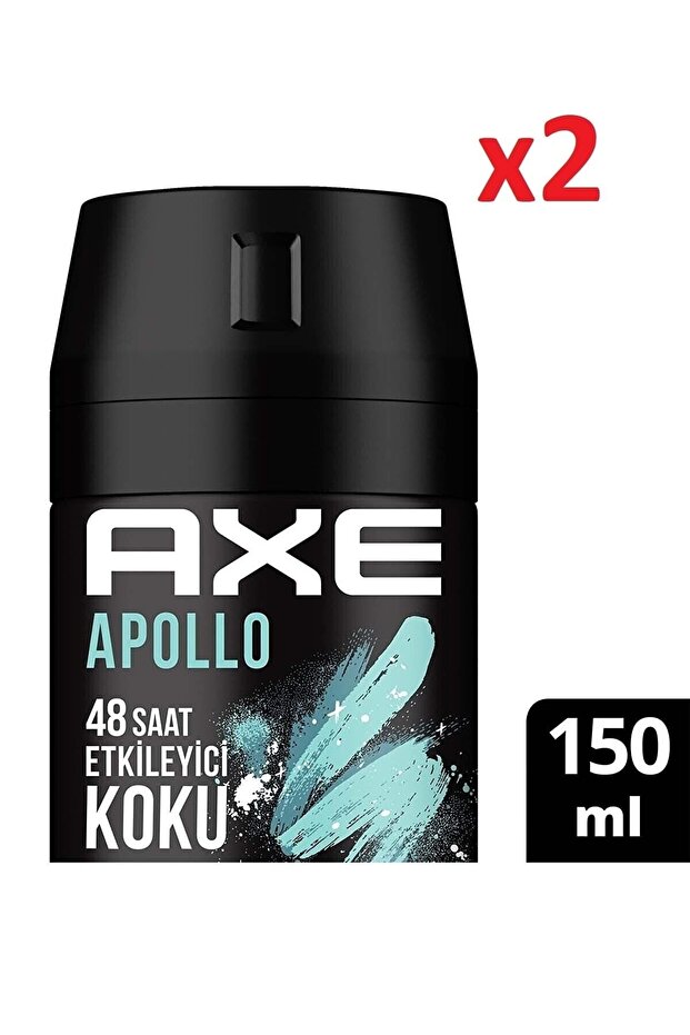 Erkek Deodorant & Bodyspray Apollo 48 Saat Etkileyici Koku 150 Ml 2 Adet - 2