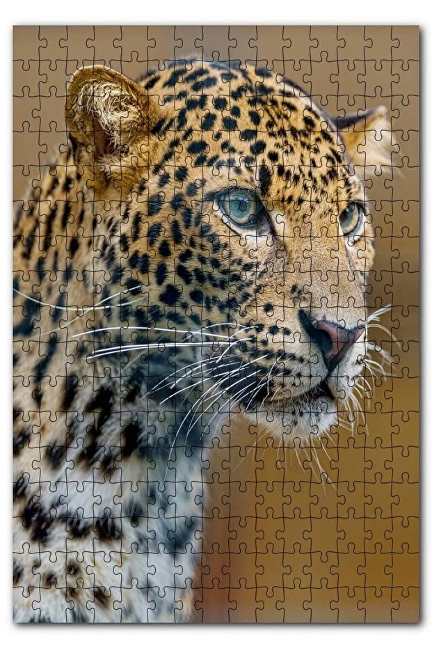 Leopard Image 120 Piece Puzzle Jigsaw Puzzle Mdf (WOOD)