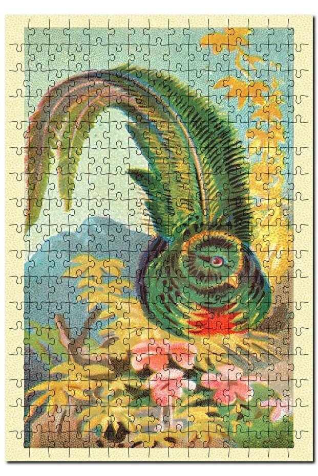 Quezal Bird Image 120 Piece Puzzle Jigsaw Puzzle Mdf (WOOD)