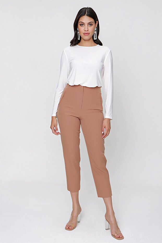 Yüksek Bel Pantolon - 1