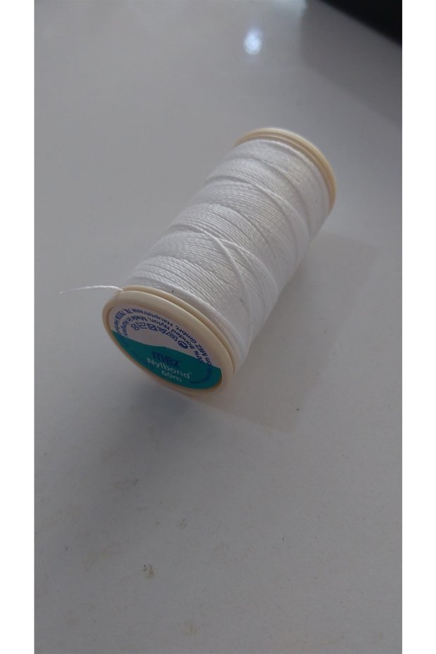 Nyblond Bead Floss Miyuki and Sand Bead Floss White