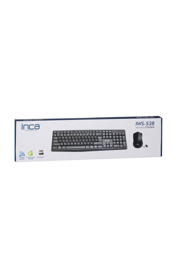 Iws-538 Wireless Slim Dizayn Soft Touch Q Klavye & Mouse Set - 7