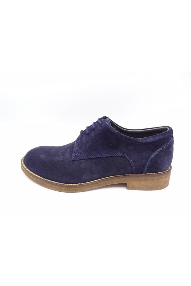 Winter Suede Men's Shoes Au05 Navy Blue