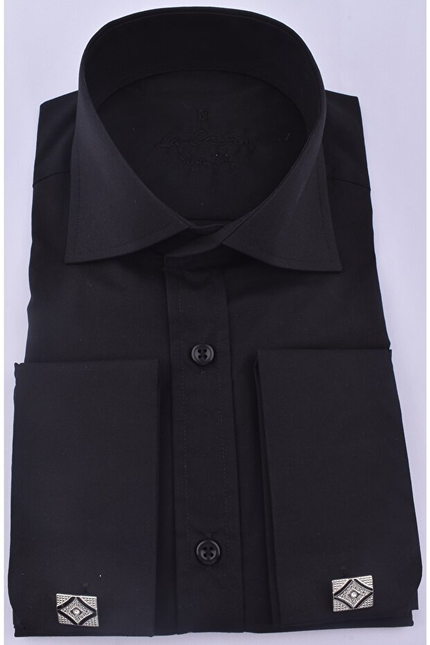 1320 La Capria Silim Fit Shirt Black