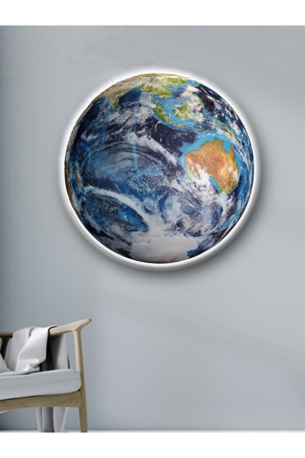 Led Aplik 30cm Çap Led 25wat, Duvar Ay Tablosu Moder Led Aplik Yenı Model Avıze - 6