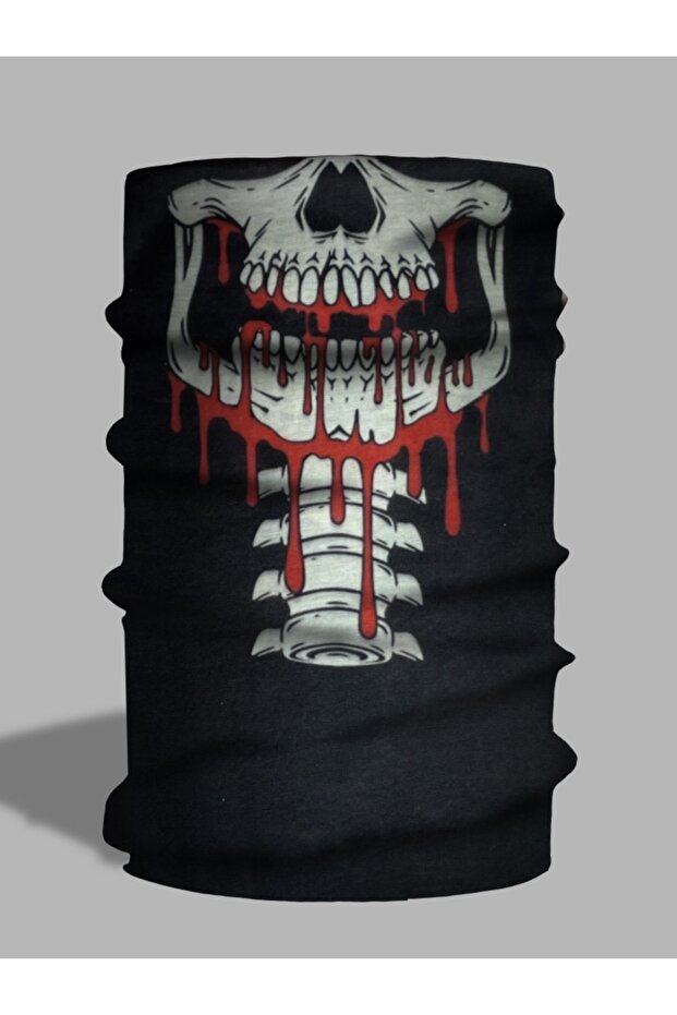 Skull Patterned Neck Collar - - 1