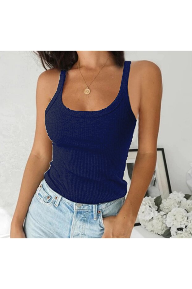 Bayan Bluz Askılı Model - 1