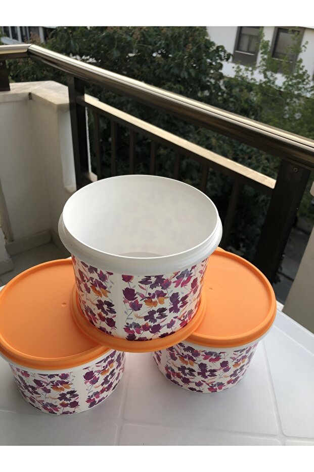 Storage Container 3 Pieces Patterned - 3