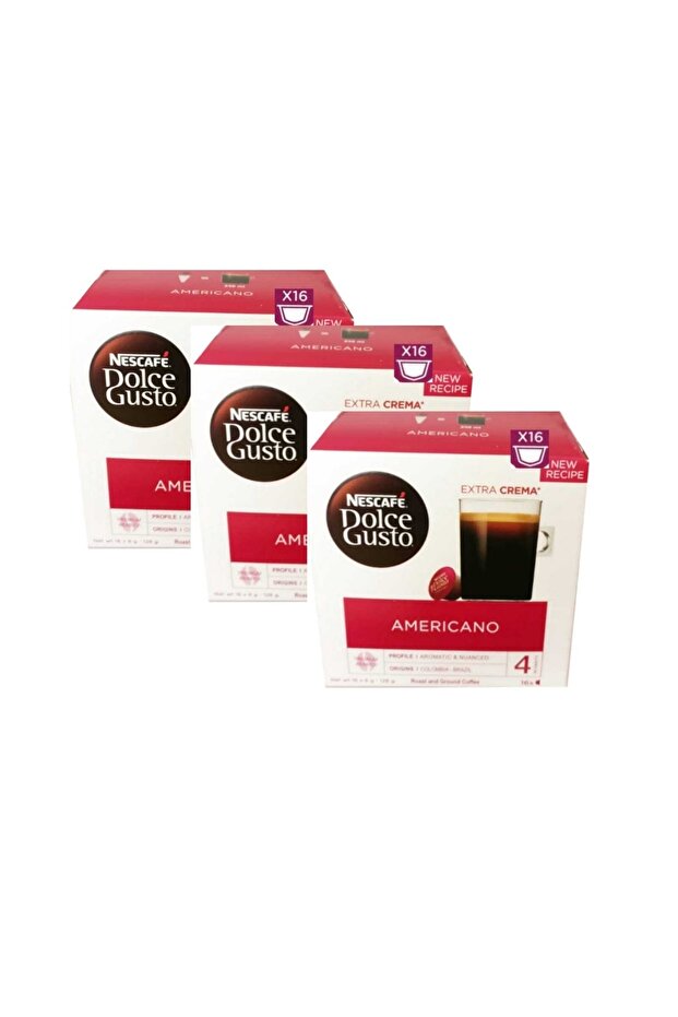 Dolce Gusto Caffe Americano 16 Pieces X 3 Boxes