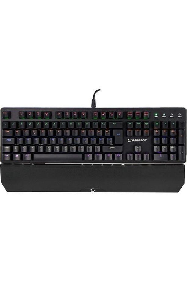 Kb-r91 Black Usb Rainbow Backlight Water Proof Lc Layout Optical Switch Gaming Mechanical Keyboard - 1