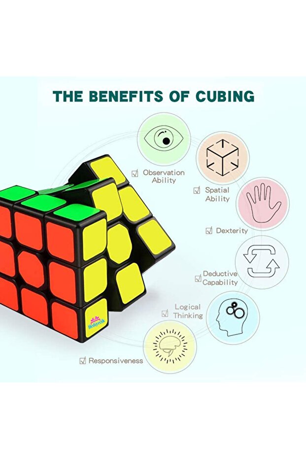 Qiyi Intelligence Cube Set 2X2 3X3 Intelligence Cube Cubic Cube Set - 5