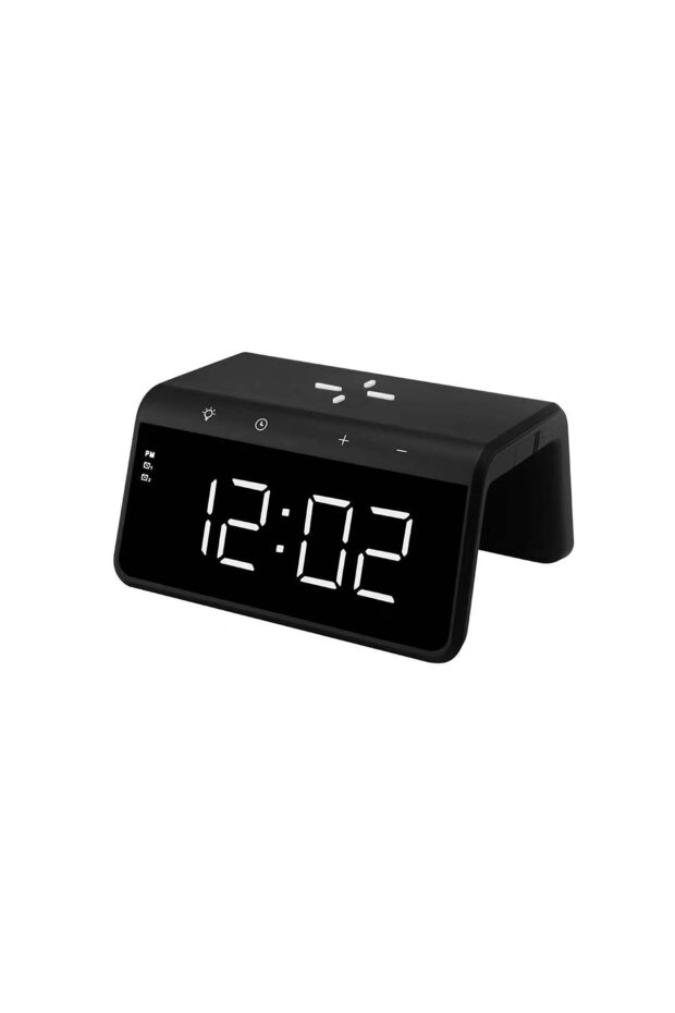 W320 Hızlı Wireless Şarj, Saat Ve Gece Lambası (fast 15w) - 3