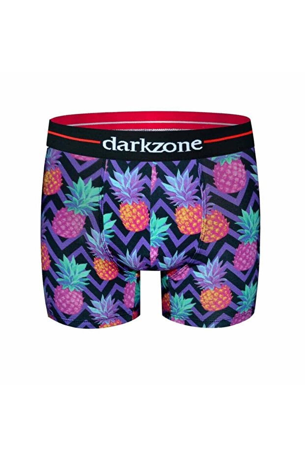 Men's Pineapple Patterned Digital Printed Boxers - 1